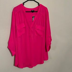 Hot pink Harper Torrid blouse